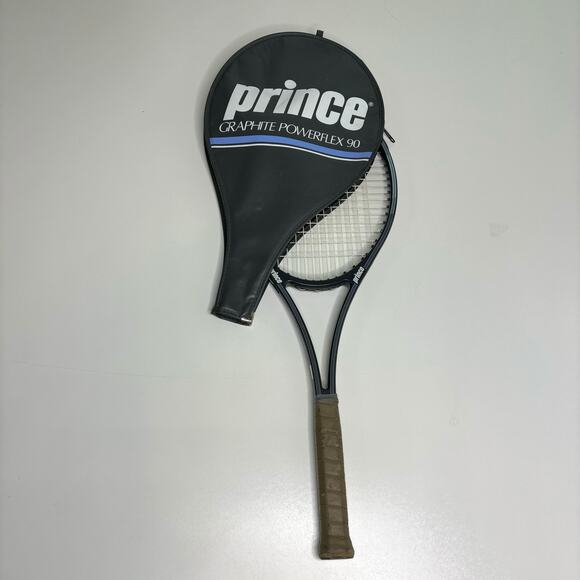 Prince Graphite Powerflex 90 Tennis Racquet With Cover - Picture 7 of 7